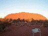 Uluru, aka Ayer's Rock, at sunrise (yeah, I got up early).
